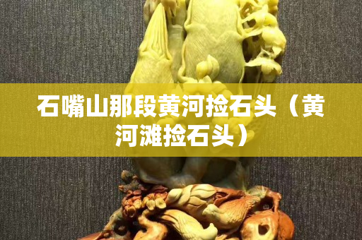石嘴山那段黃河撿石頭（黃河灘撿石頭）