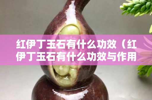 紅伊丁玉石有什么功效（紅伊丁玉石有什么功效與作用）