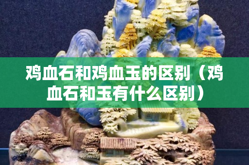 雞血石和雞血玉的區別（雞血石和玉有什么區別）