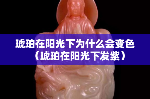 琥珀在陽光下為什么會變色（琥珀在陽光下發紫）