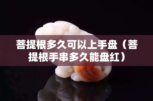 菩提根多久可以上手盤（菩提根手串多久能盤紅）