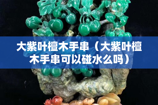 大紫葉檀木手串（大紫葉檀木手串可以碰水么嗎）