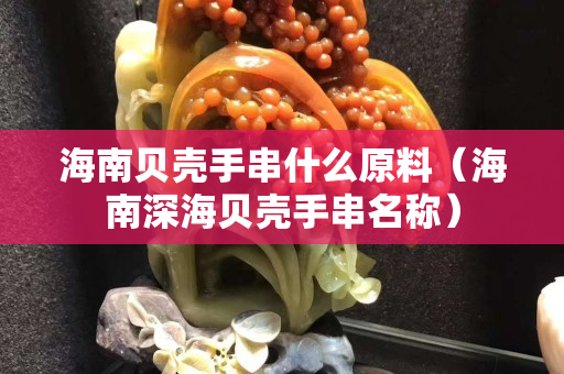 海南貝殼手串什么原料（海南深海貝殼手串名稱）