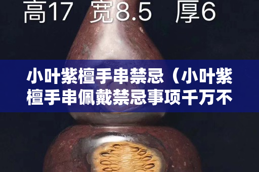 小葉紫檀手串禁忌（小葉紫檀手串佩戴禁忌事項千萬不可戴反了）