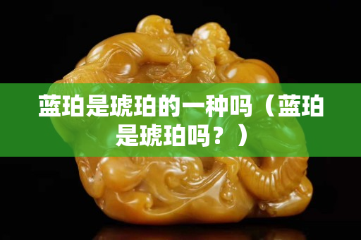 藍珀是琥珀的一種嗎（藍珀是琥珀嗎？）