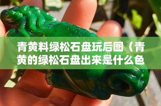 青黃料綠松石盤玩后圖（青黃的綠松石盤出來是什么色）