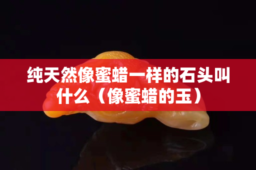 純天然像蜜蠟一樣的石頭叫什么（像蜜蠟的玉）