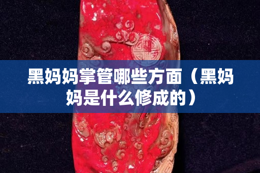 黑媽媽掌管哪些方面（黑媽媽是什么修成的）