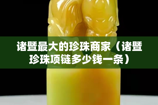 諸暨最大的珍珠商家（諸暨珍珠項鏈多少錢一條）