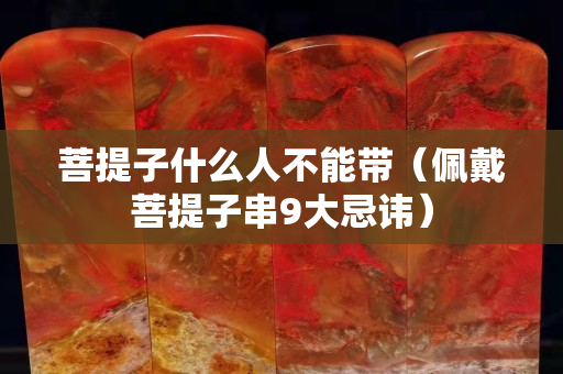 菩提子什么人不能帶（佩戴菩提子串9大忌諱）