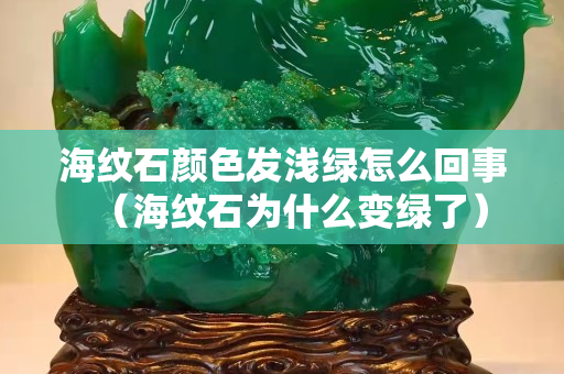 海紋石顏色發(fā)淺綠怎么回事（海紋石為什么變綠了）