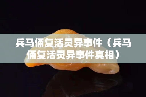 兵馬俑復活靈異事件（兵馬俑復活靈異事件真相）