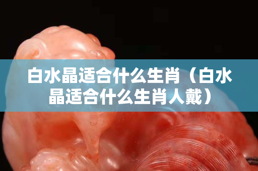 白水晶適合什么生肖（白水晶適合什么生肖人戴）