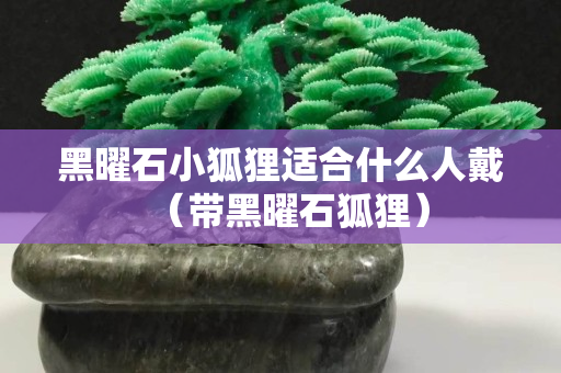 黑曜石小狐貍適合什么人戴（帶黑曜石狐貍）