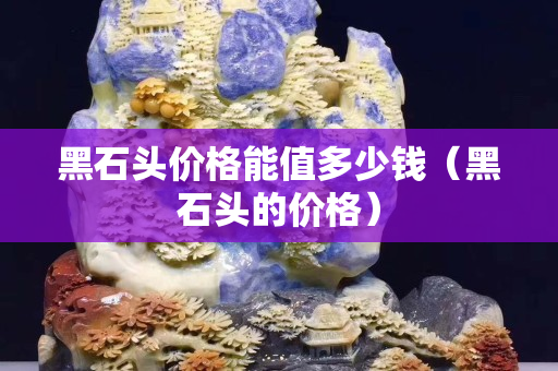 黑石頭價(jià)格能值多少錢(qián)（黑石頭的價(jià)格）