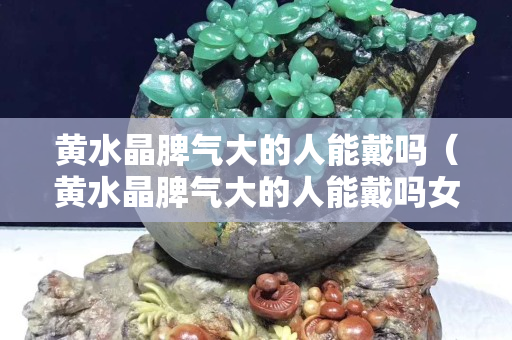 黃水晶脾氣大的人能戴嗎（黃水晶脾氣大的人能戴嗎女生）
