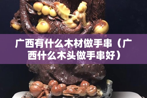 廣西有什么木材做手串（廣西什么木頭做手串好）