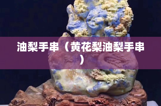 油梨手串（黃花梨油梨手串）