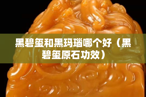 黑碧璽和黑瑪瑙哪個好（黑碧璽原石功效）