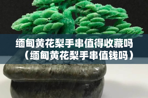 緬甸黃花梨手串值得收藏嗎（緬甸黃花梨手串值錢嗎）