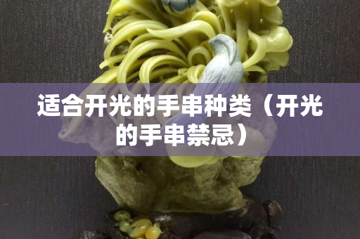 適合開光的手串種類（開光的手串禁忌）
