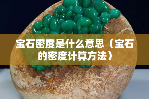 寶石密度是什么意思（寶石的密度計算方法）