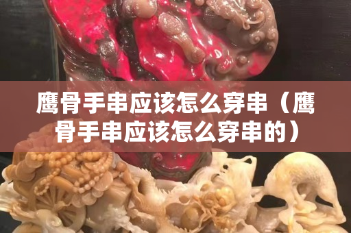 鷹骨手串應該怎么穿串（鷹骨手串應該怎么穿串的）