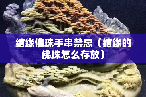 結緣佛珠手串禁忌（結緣的佛珠怎么存放）