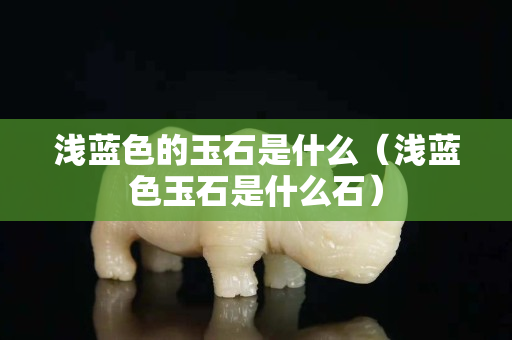 淺藍(lán)色的玉石是什么（淺藍(lán)色玉石是什么石）