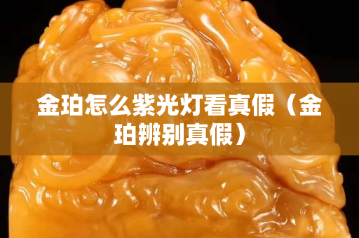 金珀怎么紫光燈看真假（金珀辨別真假）