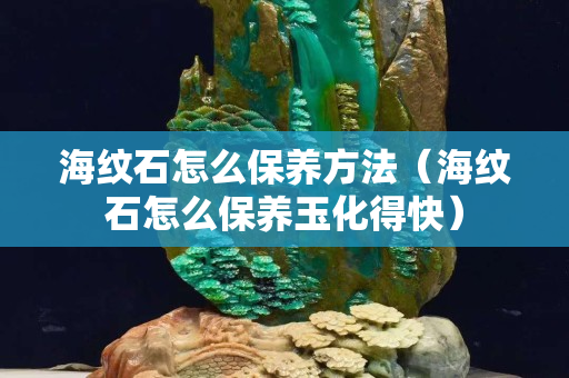 海紋石怎么保養方法（海紋石怎么保養玉化得快）
