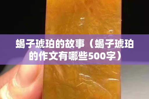 蝎子琥珀的故事（蝎子琥珀的作文有哪些500字）