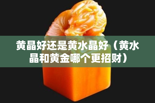 黃晶好還是黃水晶好（黃水晶和黃金哪個更招財）