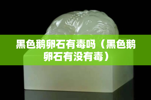 黑色鵝卵石有毒嗎（黑色鵝卵石有沒有毒）