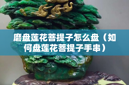 磨盤蓮花菩提子怎么盤（如何盤蓮花菩提子手串）