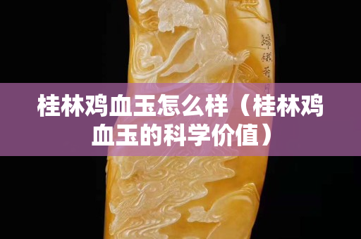 桂林雞血玉怎么樣（桂林雞血玉的科學價值）