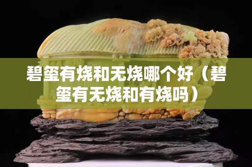 碧璽有燒和無燒哪個好（碧璽有無燒和有燒嗎）