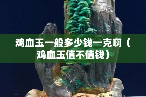 雞血玉一般多少錢一克啊（雞血玉值不值錢）