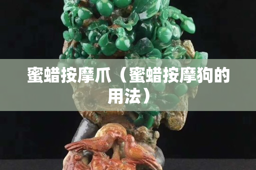 蜜蠟按摩爪（蜜蠟按摩狗的用法）