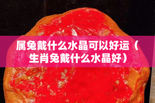 屬兔戴什么水晶可以好運（生肖兔戴什么水晶好）