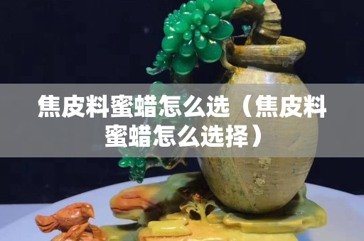 焦皮料蜜蠟怎么選（焦皮料蜜蠟怎么選擇）