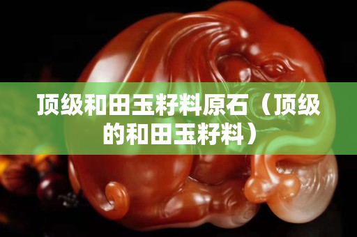 頂級(jí)和田玉籽料原石（頂級(jí)的和田玉籽料）