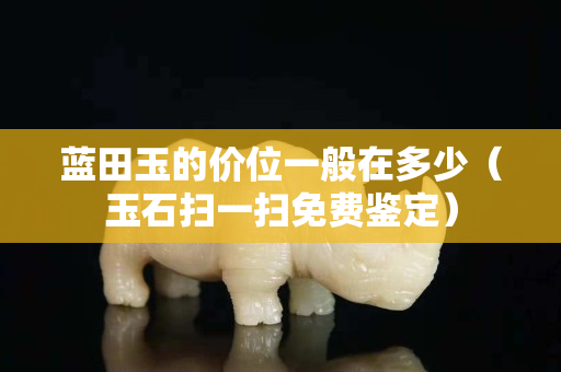 藍田玉的價位一般在多少（玉石掃一掃免費鑒定）