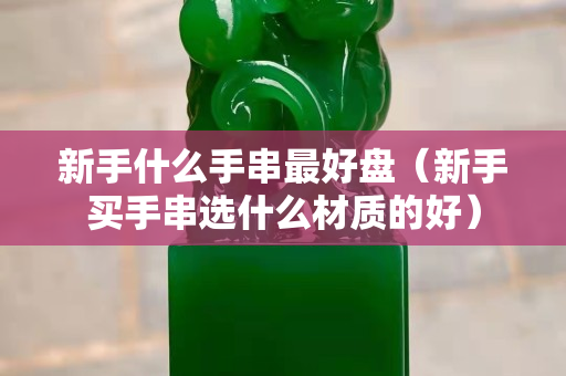 新手什么手串最好盤（新手買手串選什么材質的好）