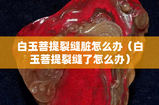 白玉菩提裂縫臟怎么辦（白玉菩提裂縫了怎么辦）