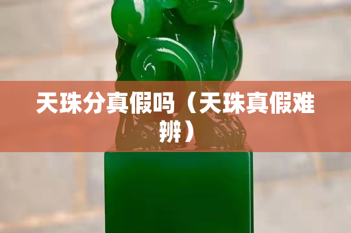 天珠分真假嗎（天珠真假難辨）