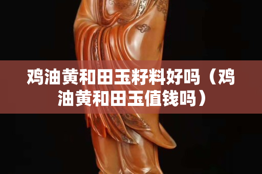 雞油黃和田玉籽料好嗎（雞油黃和田玉值錢嗎）