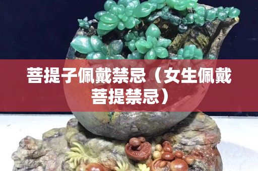 菩提子佩戴禁忌（女生佩戴菩提禁忌）