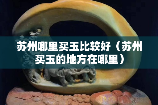 蘇州哪里買玉比較好（蘇州買玉的地方在哪里）