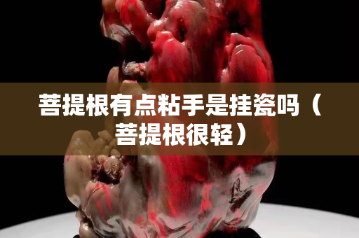 菩提根有點粘手是掛瓷嗎（菩提根很輕）